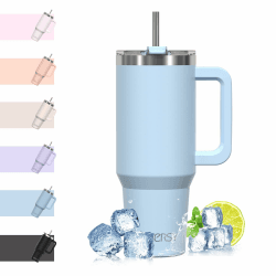 WATERSY 40oz Kaffeebecher to Go Thermobecher 💙🌟