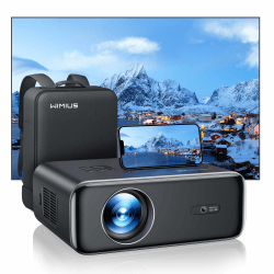 WiMiUS P62 LED Beamer 4K Heimkino - Autofokus & WiFi6 🎥🔊📡