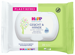 👶🌿 HIPP Babysanft Gesicht & Händetücher, Feuchttücher 12x 20 Stück - Spezialangebot!