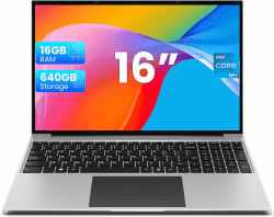 🚀 Super Deal! Jumper Laptop 16 Zoll, 16 GB RAM 640 GB ROM, Notebook Bis zu 3,4 GHz