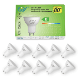 Angebot: GY GU10 LED Neutralweiß Lampe 4.9W 790 Lumen 4000K 10er-Pack 💡