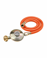 🔥 CFH Gasdruckregler Propan Gasflasche mit 80 cm Gasschlauch DRS 452 - Gasdruckregler 50 mbar