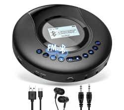 🎶📀 Arafuna Tragbarer CD-Player Bluetooth für Auto und Kinder 🎧