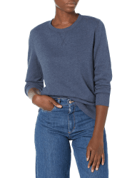 🔥 Amazon Essentials Damen Fleece-Sweatshirt XL Marineblau Heidekraut