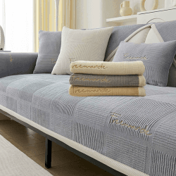 LINGKY Couch Überzug, Sofa Überzug 1/2/3/4 Sitzer L Form Sofa Cover Sofabezug Ecksofa