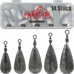 🎣 Paradox Fishing Birnenblei Sets 25g-100g 🐟