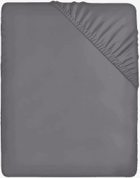Utopia Bedding - Spannbettlaken 180x200cm - Grau 🛏️