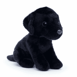 🐾 Zappi Co Max der Schwarze Labrador Plüschhund (15cm) - Schwarzer Lab-Welpe 🐾