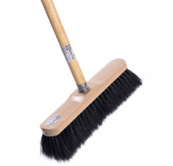 🧹 BawiTec Rosshaarbesen Zimmerbesen sehr weich 30cm Buchenholz Stubenbesen Kehrbesen Haushaltsbesen 🧹