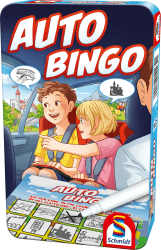 🚗🎲 Schmidt Spiele 51434 Auto-Bingo: Spiel in der Metalldose!