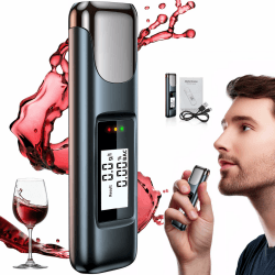 YUWJOOWEE Alkoholtester mit LCD-Anzeige und USB-Aufladung 🍻🚦