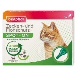 BEAPHAR - Zecken- Und Flohschutz Spot-ON Für Katzen 🐱🦟