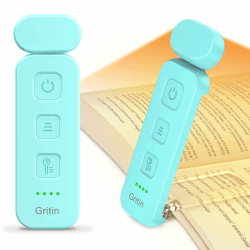 Gritin Leselampe Buch Klemme - Mit 7 LEDs & USB Wiederaufladbar 📚