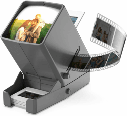 🔍 35mm Diabetrachter mit 3-facher Vergrößerung und LED-Beleuchtung