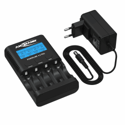 🔋 ANSMANN Akku Ladegerät Powerline 4.2 Pro - Ladegerät für AA und AAA Akkus 🔋