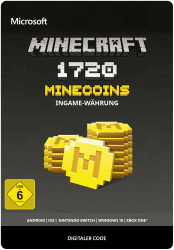 🎮 Minecraft Minecoins Pack: 1720 Coins - Tolles Angebot! 🤩
