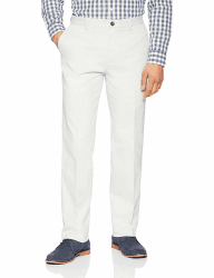 Amazon Essentials Herren Knitterfreie Flatfront-Chinohose in klassischer Passform (erhältlich in Übergröße) 38W / 30L Hellgrau 🌟👖