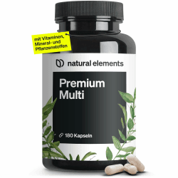 Premium Multivitamin-Komplex-Kapseln | 180 Stück | 21 Vitalstoffe | Made in Germany 🌟