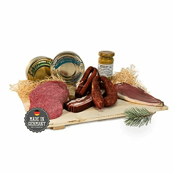 🎁 Schwarzwald Metzgerei Geschenkkorb 🍖🧀🥓 - Probierpaket mit herzhaften Wurstspezialitäten