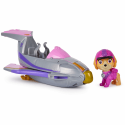 PAW PATROL Jungle Pups Falken-Fahrzeug mit Skye-Figur 🐶🚗✈️