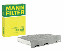 🚗🔧 MANN-FILTER CUK 2939 Innenraumfilter/Kabinenluftfilter - Pollenfilter mit Aktivkohle - für Pkw + Transporter