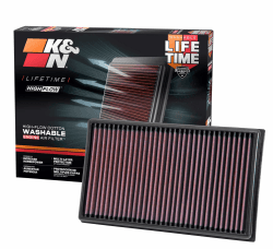 K&N Motorluftfilter 33-3005 🚗🔝: Hochleistung, Abwaschbar, Ersatzfilter, Erhöhte Leistung, 2012-2024