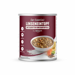 🥕🥔 Amazon Linseneintopf mit Karotten und Kartoffeln, vegetarisch, 800g - Angebot!