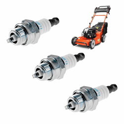 🔥 3 Stück BPMR7A Zündkerzen Ersatzteil für Rasenmäher Garten Strimmer Trimmer 🔥
