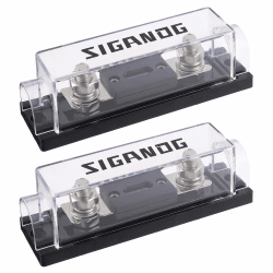 🔒🔊 SIGANDG 125 Amp ANL Sicherungshalter 0/2/4 Gauge Sicherungsblock 🚗🎶