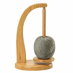 🧶🎁 Wollabwickler und Wollhaspel mit Rotierendem Magnetischem Halter - Für Häkel- und Strickzubehör-Geschenke