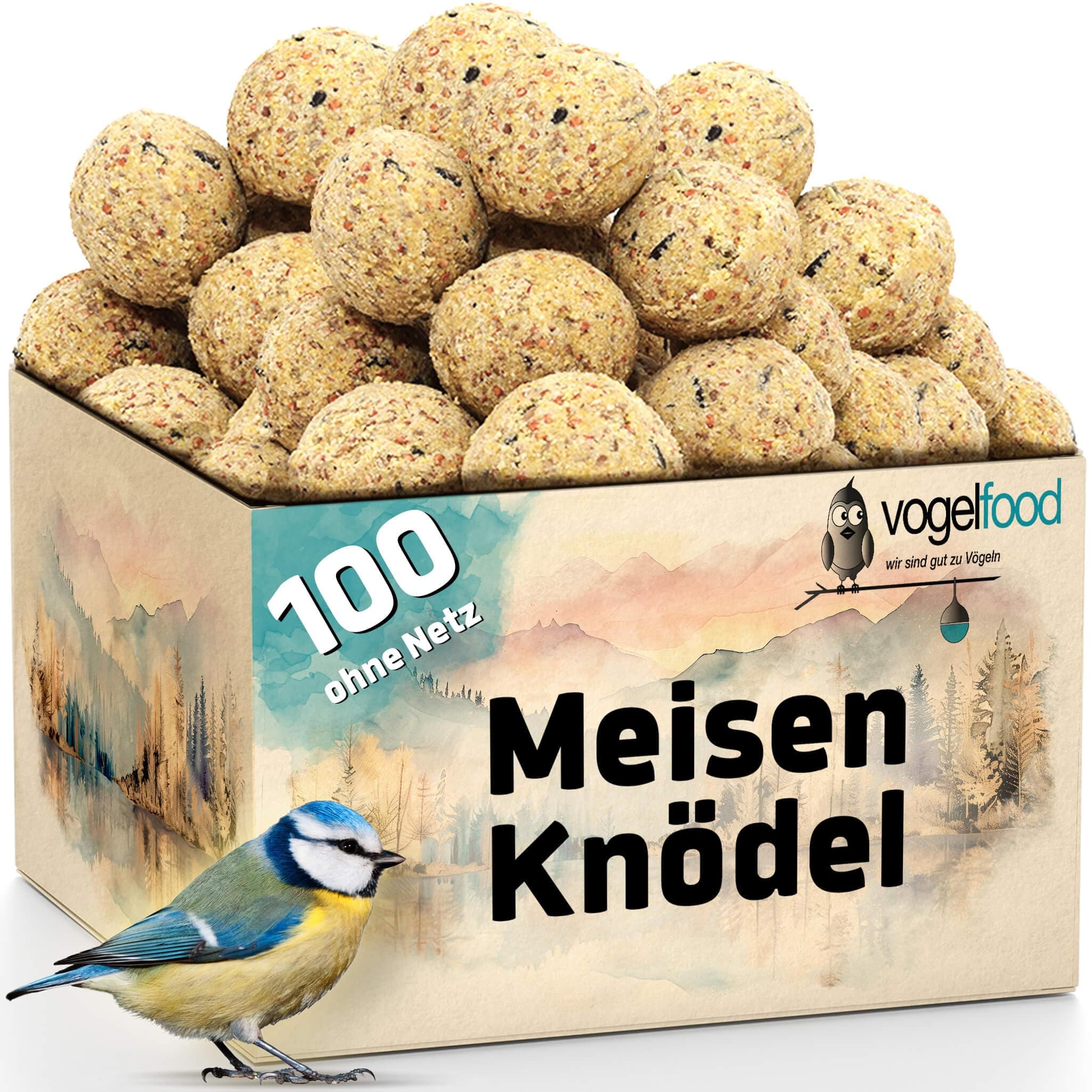 Angebot: samore 100 Stück Meisenknödel ohne Netz 🐦🌿🌸