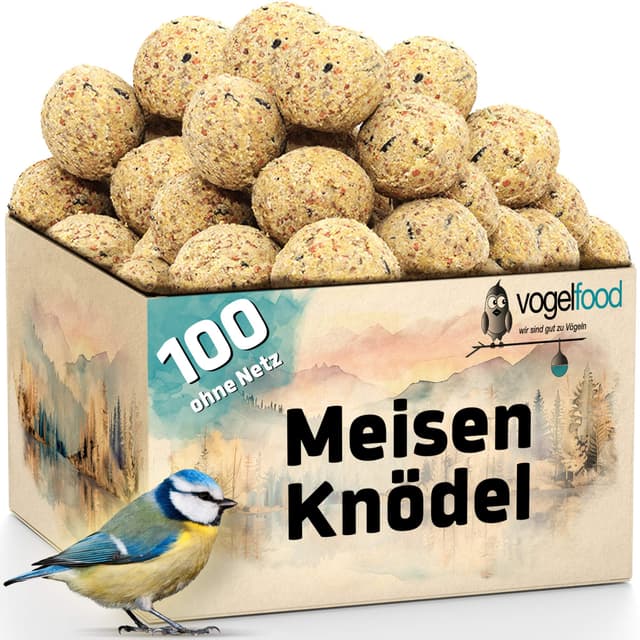 Angebot: samore 100 Stück Meisenknödel ohne Netz 🐦🌿🌸