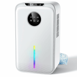 🌬️🌈 Luftentfeuchter Elektrisch mit Ablaufschlauch - 2.5L Wassertank, Leiser Schlafmodus, Automatische Abschaltung