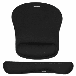 TECKNET Mauspad mit Handauflage und Gelkissen Mousepad Set