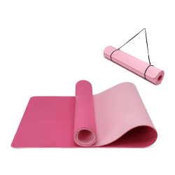 🧘‍♂️ Oak & Tea Yogamatte Rutschfest Fitnessmatte Umweltfreundliche TPE Sportmatte 🌿