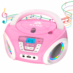 KLIM Candy Kids CD Player für Kinder - NEU 2024 🎶🌟