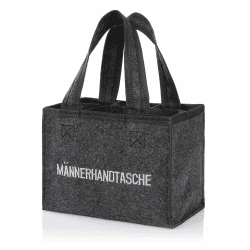 🍻 Nordstern Männerhandtasche aus Filz mit 6 Fächern - Perfektes Männergeschenk!