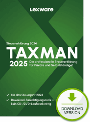 🧾 Steuererklärungs-Software TAXMAN 2025 - Steuerjahr 2024 📁