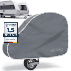 Tarpofix® Deichselabdeckung Wohnwagen | Deichselhaube Anhänger mit Doppel-Klickverschluss