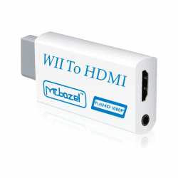 🎮 Mcbazel Wii HDMI Adapter Video Wii auf HDMI & 3.5mm für Audio | Wii HDTV Unterstützt alle Wii Display Modi
