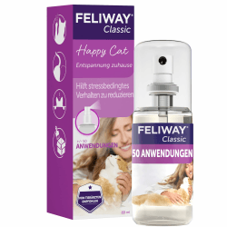 🐱🌿 FELIWAY Classic Spray, 60ml - Für zusätzliche Enstpannung, Zuhause und auf Reisen