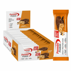 Premier Protein High Protein Bar 50% - Schokolade Karamell - 16x40g