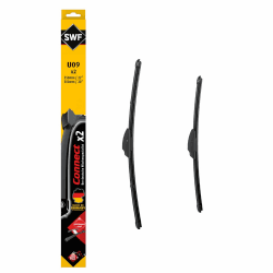 🚗 SWF Connect Wischer – U09 – Kit Aus in Deutschland Hergestellten Flachbalkenwischern Für Optimale Wischleistung 550mm/500mm – Vorne – 2er-Set 🌟