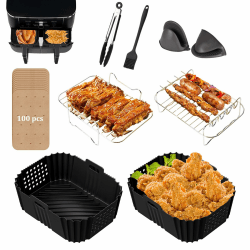 Heißluftfritteuse Zubehör Airfryer Zubehör für Ninja Foodi SL400EU AF400EU AF300EU