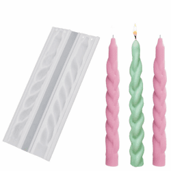 Spiralkegel-Kerzenform | Silikon-Kerzenform | Duftkerzenform | Kuchenkerzenform