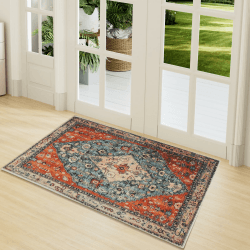 🏠🚪 LY4U Türmatten Waschbar 40x60CM - Indoor Anti-Rutsch Schmutzfang Bodenmatte
