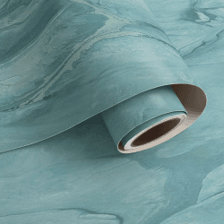 VaryPaper Marmor Selbstklebende Tapete Blau 40cmx200cm 🌟