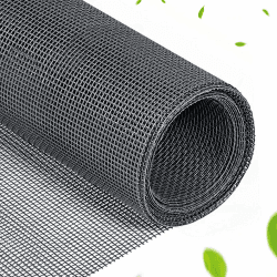 🪟🦟 Holyhcx Fliegengitter Fenster 120X250 CM, Fiberglas Fliegengitter Meterware, Grau