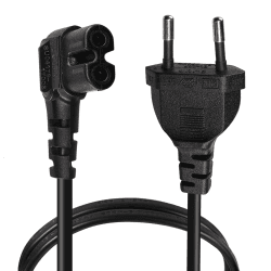 Euro Netzkabel C7 Stromkabel 18AWG IEC C7 Universal Stecker - Perfekt für EU-Reisen