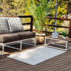 Livabliss Outdoor Teppich wetterfest, Payas - In und Outdoor Teppich für Balkon 80x150 cm, Terrasse, Garten, Küche 🌿🌞
